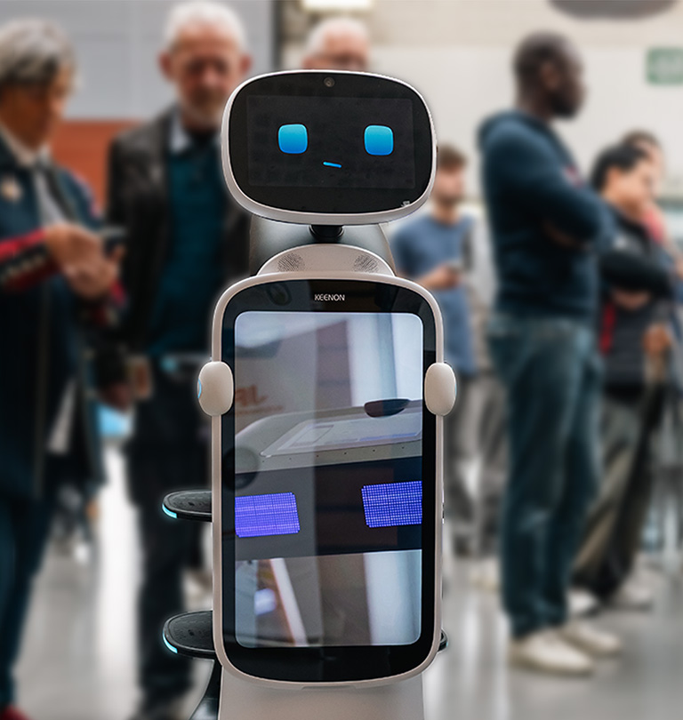 Image robot de livraison